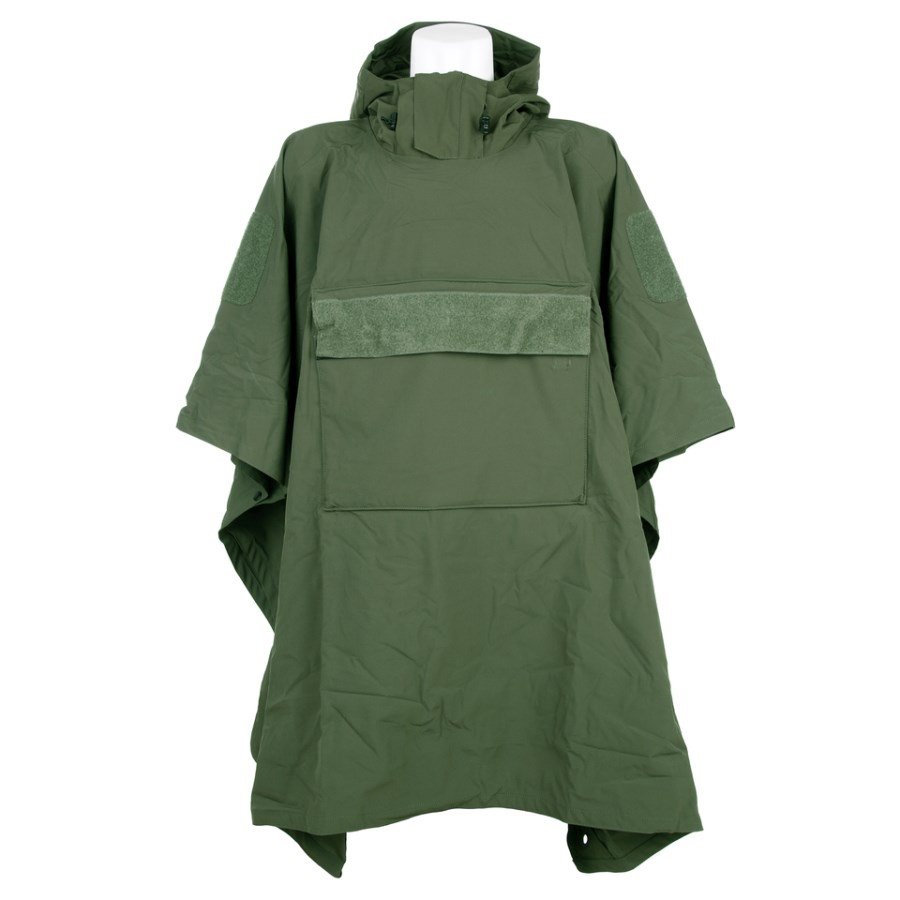 FOSCO pončo OUTBREAK softshell ZELENÉ