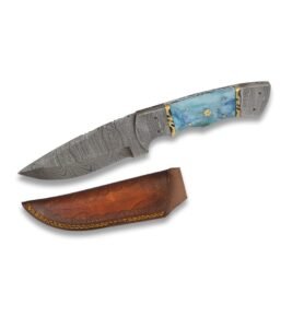 Albainox nůž BLUE BONE damašková ocel