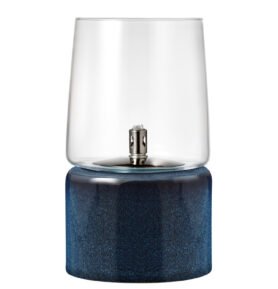 Bitz Nerezová olejová lampa Blue 15x26 cm