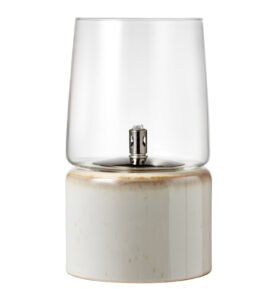 Bitz Nerezová olejová lampa Cream 15x26 cm