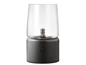 Bitz Nerezová olejová lampa Black 15x26 cm