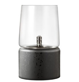 Bitz Nerezová olejová lampa Black 15x26 cm