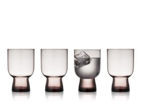 Lyngby Glas Sklenice na vodu Sorrento 30 cl (4 ks) Pink