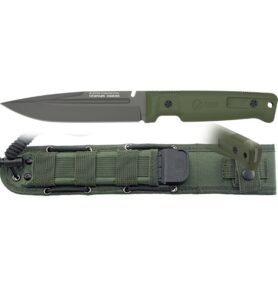 K25 nůž s pevnou čepelí 32756 včetně pouzdra ZELENÝ