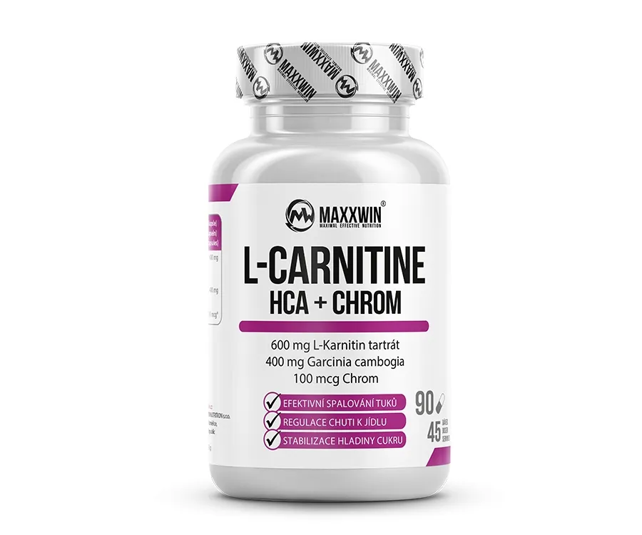MAXXWIN L-CARNITINE + HCA + CHROM 90 kapslí