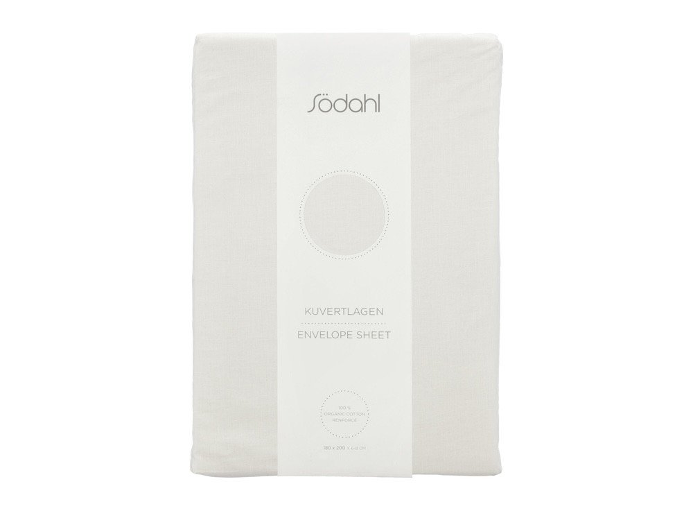 Södahl Prostěradlo na přistýlkové matrace 180x200x8 Calm Offwhite