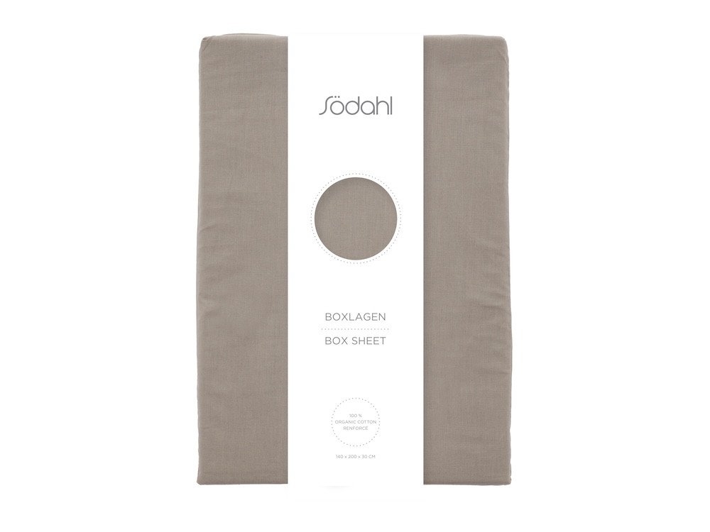 Södahl Napínací prostěradlo 140x200x30 Calm Taupe