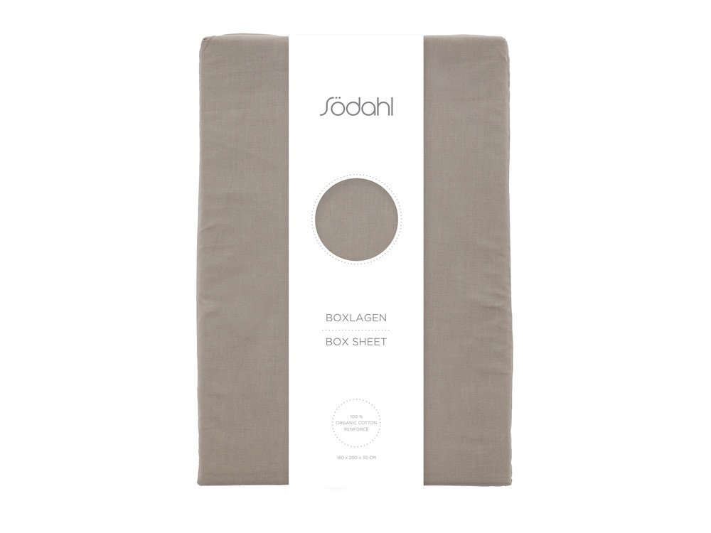 Södahl Napínací prostěradlo 180x200x30 Calm Taupe