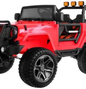 Ramiz elektrické autíčko Wrangler 4x4 s dálkovým 2.4G ovládáním červené