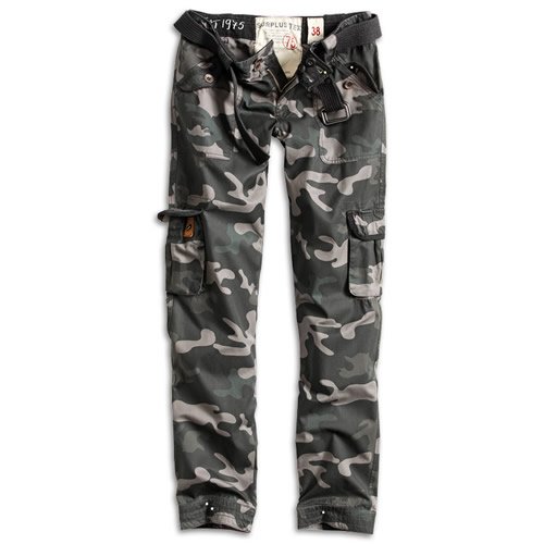 Kalhoty dámské PREMIUM SLIMMY BLACK CAMO vel. XXL