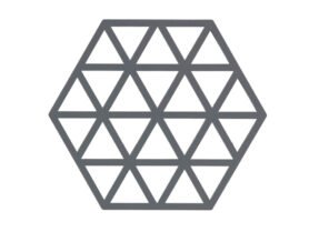 Zone Denmark Silikonová podložka pod horké Triangles Cool Grey