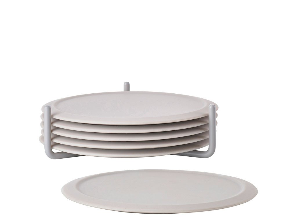 Zone Denmark Podložky pod hrnek se stojánkem (6 ks) Singles Warm Grey