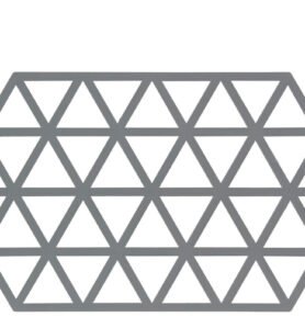 Zone Denmark Silikonová podložka pod horké Triangles Cool Grey