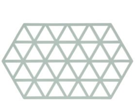 Zone Denmark Silikonová podložka pod horké Triangles Nordic Sky