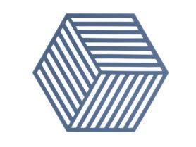 Zone Denmark Silikonová podložka pod horké Hexagon Denim