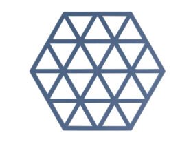 Zone Denmark Silikonová podložka pod horké Triangles Denim
