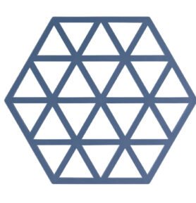 Zone Denmark Silikonová podložka pod horké Triangles Denim