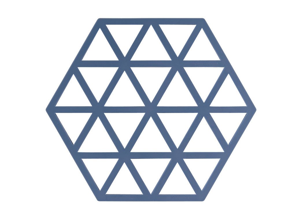 Zone Denmark Silikonová podložka pod horké Triangles Denim