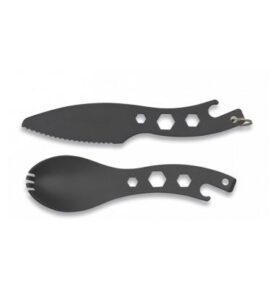 Příbor OUTDOOR multifunkční set ČERNÝ