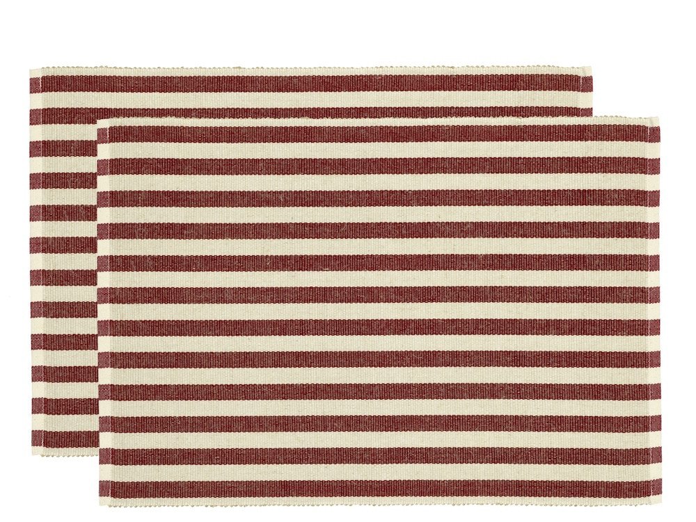 Södahl Prostírání 33x48 2ks Statement Stripe Red