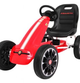 ABARTH red šlapací motokára