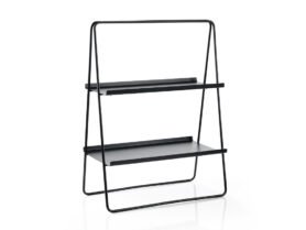 Zone Denmark Kovová stojací police A-Table 75 cm Black