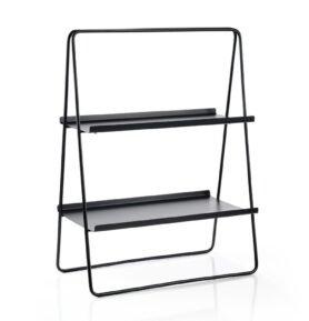 Zone Denmark Kovová stojací police A-Table 75 cm Black