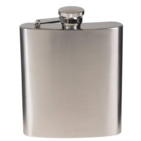 MFH placatka 225ml (8 OZ) chrom mat STŘÍBRNÁ