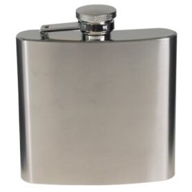 MFH placatka 170ml (6 OZ) chrom mat STŘÍBRNÁ
