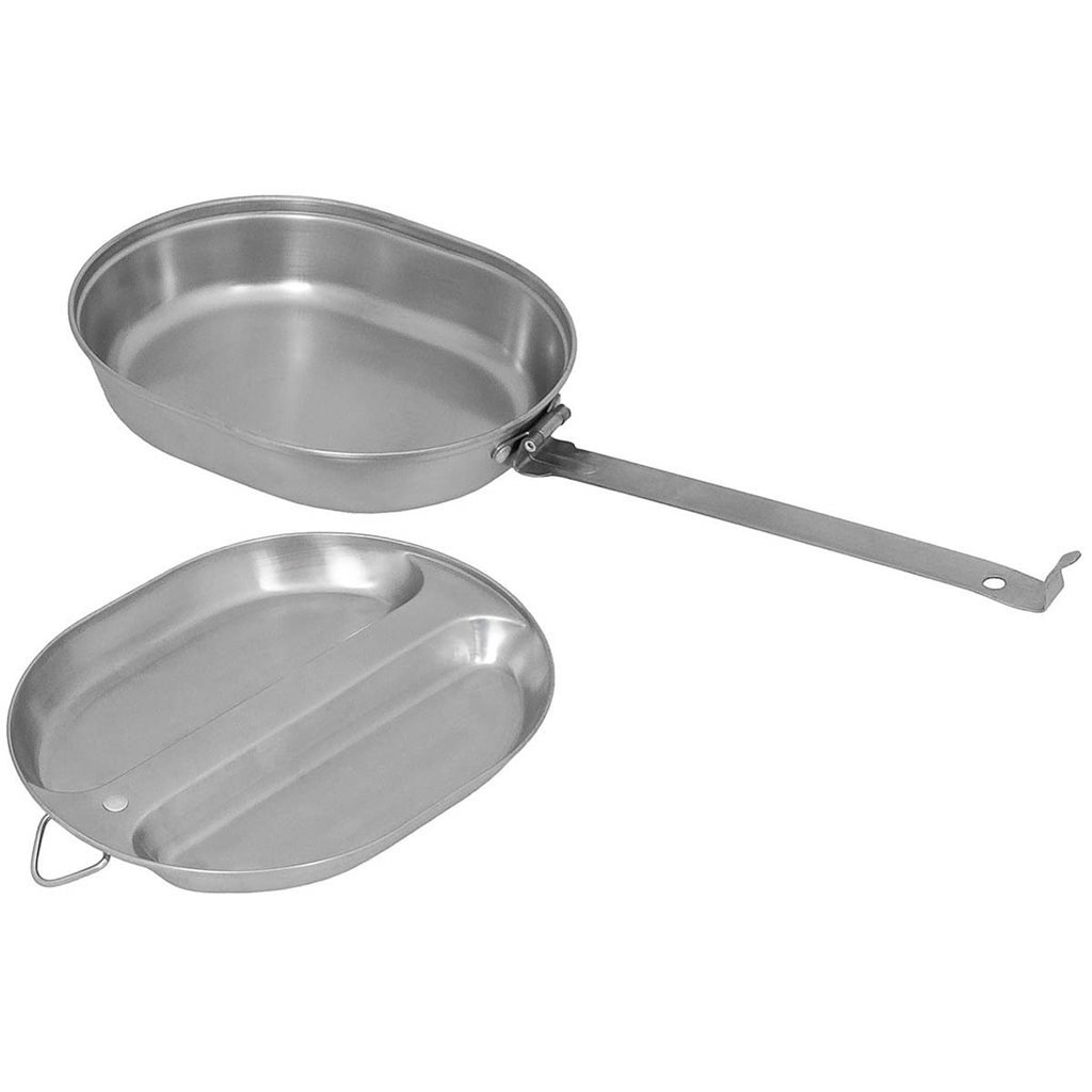 MFH nádobí jídelní US 2ks nerezová ocel STŘÍBRNÉ