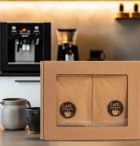 Café Montaña dárková sada 4 káv na espresso, zrnková káva, 4x 100 g: Eño Ñuño, Fazenda Sertao,  Fuerte Espresso a Espresso směs 70÷30