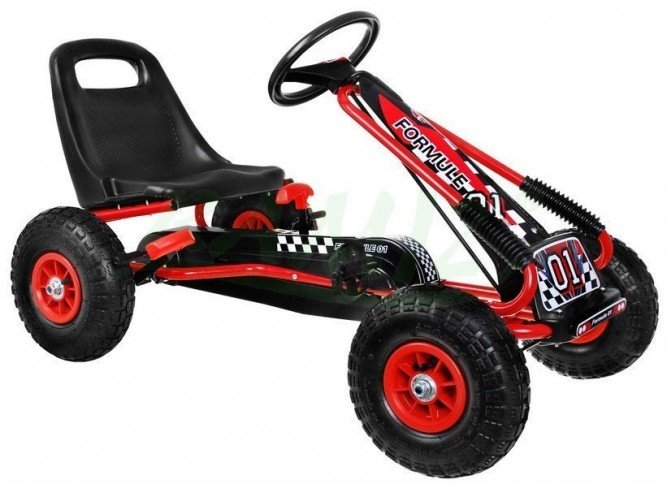 Segu Šlapací motokára GM115 červená