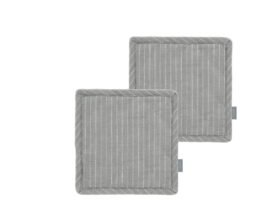 Södahl Kuchyňské chňapky 20x20 2ks Line Stone Grey