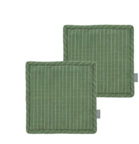 Södahl Kuchyňské chňapky 20x20 2ks Line Stone Green