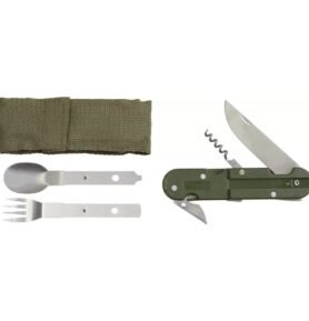 Příbor KOMBI 5v1 s pouzdrem ZELENÝ