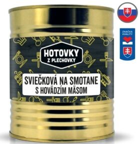 HOTOVKY Z PLECHOVKY Svíčková na smetaně s hovězím masem Varianta: 800 g