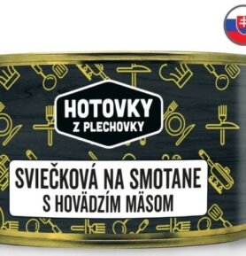 HOTOVKY Z PLECHOVKY Svíčková na smetaně s hovězím masem Varianta: 400 g