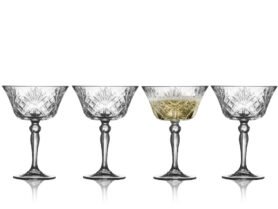 Lyngby Glas Sklenice na šampaňské Melodia 26 cl (4 ks)