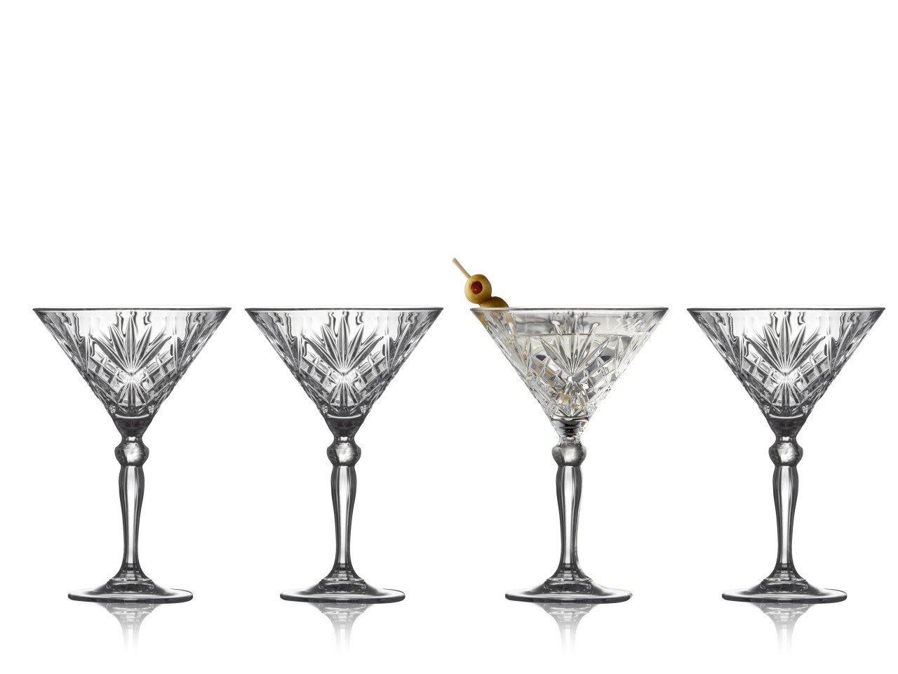 Lyngby Glas Koktejlové sklenice Melodia 21 cl (4 ks)