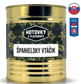 HOTOVKY Z PLECHOVKY Španělský ptáček Varianta: 800 g