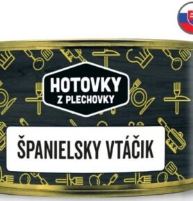 HOTOVKY Z PLECHOVKY Španělský ptáček Varianta: 400 g