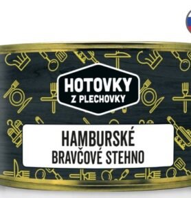 HOTOVKY Z PLECHOVKY Hamburská vepřová kýta Varianta: 400 g