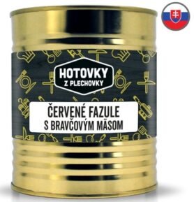 HOTOVKY Z PLECHOVKY Červené fazole s  vepřovým masem Varianta: 800 g