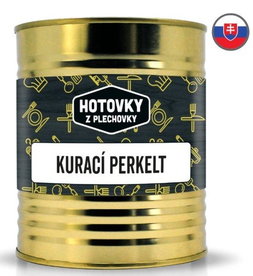 HOTOVKY Z PLECHOVKY Kuřecí perkelt Varianta: 800 g