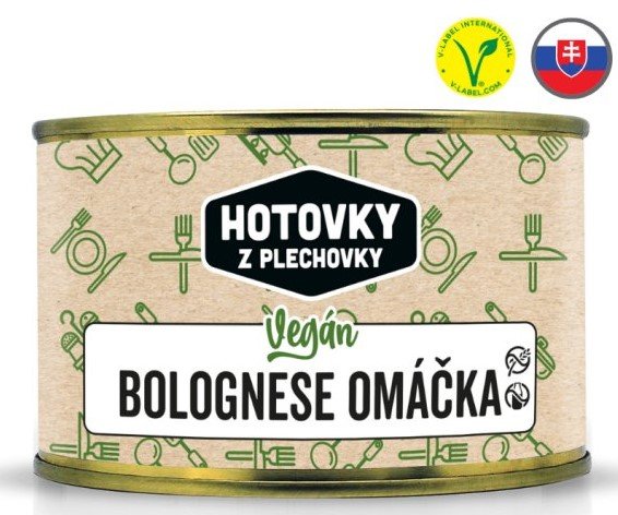 HOTOVKY Z PLECHOVKY Vegan boloňská omáčka Varianta: 400 g