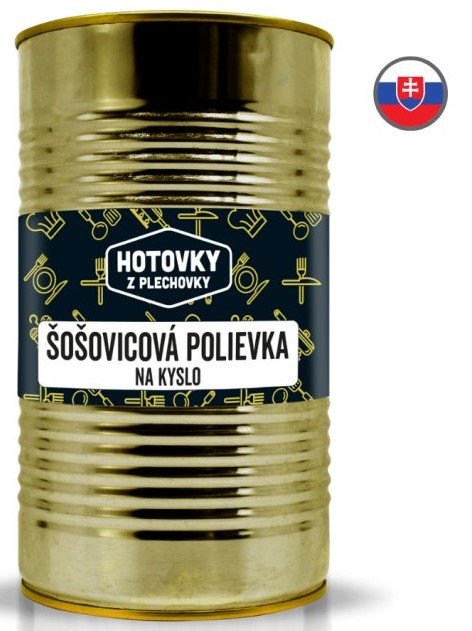 HOTOVKY Z PLECHOVKY Čočková polévka na kyselo Varianta: 1200 ml