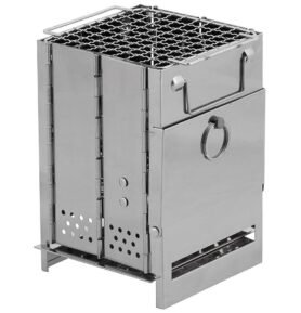 FOX Outdoor gril cestovní ROCKET MINI skládací NEREZ