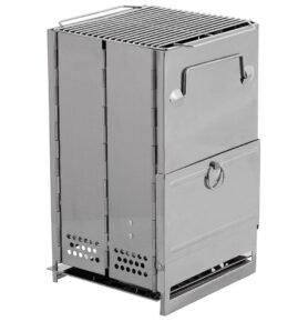 FOX Outdoor gril cestovní ROCKET MEDIUM skládací NEREZ