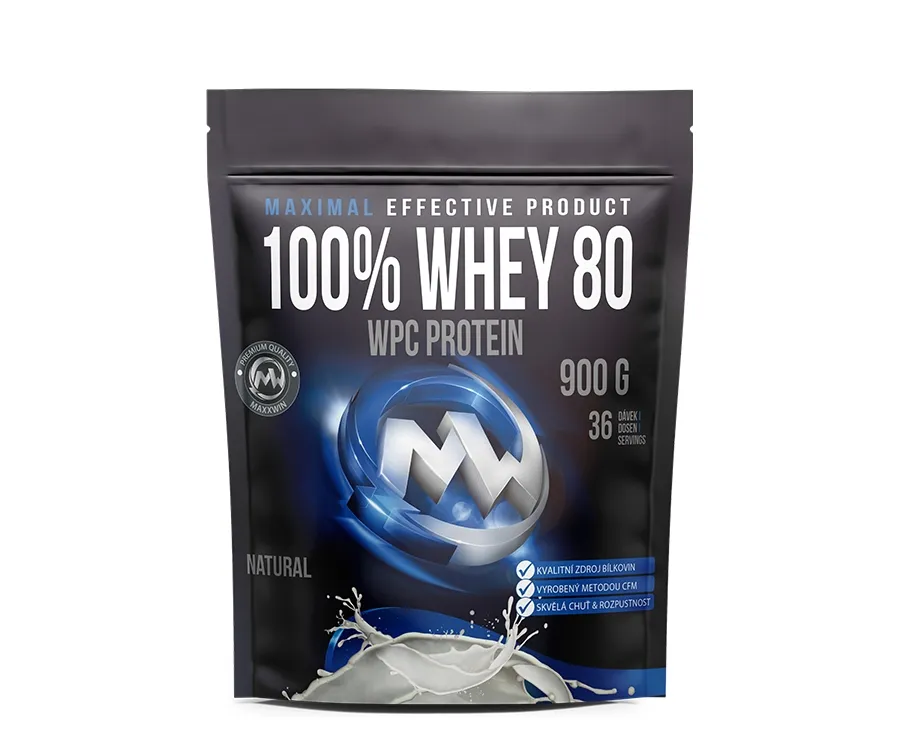 MAXXWIN PROTEIN 100% WHEY 80 natural 900 g