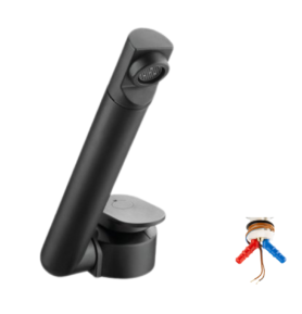 Směšovací baterie Reich TWISTER E- matná černá